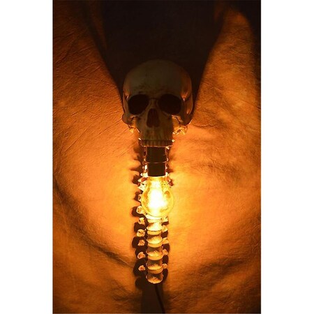 Skeletons & More Skull Spine Sconce SCON-1100